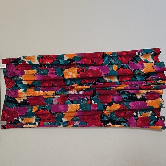 Carole Little Floral Wide Leg Culotte Flowy Breezy Comfortable Summer Culotte - Picture 3 of 6